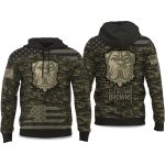 2025 Browns Salute to Service Camo Hoodie