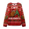 2025 Capybara Celebration Christmas Ugly Sweater 4 2025 Capybara Celebration Christmas Ugly Sweater 1