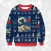 2025 Capybara Surfing Christmas Ugly Sweater 3 2025 Capybara Surfing Christmas Ugly Sweater 2