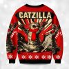 2025 Catzilla Roaring Funny Cat Retro Christmas Ugly Sweater 3 2025 Catzilla Roaring Funny Cat Retro Christmas Ugly Sweater 2