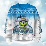 2025 Chargers Grnch Season Christmas Ugly Sweater