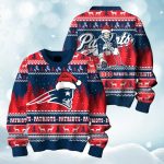 2025 Chirstmas Patriots Vintage 1960 Ugly Sweater