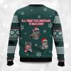 2025 Christmas All I Want For Christmas Is Raccoons Ugly Sweater 3 2025 Christmas All I Want For Christmas Is Raccoons Ugly Sweater 2