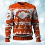 2025 Christmas Bears Festive Reindeer & Tree Ugly Sweater