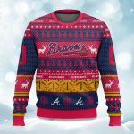 2025 Christmas Braves Personalized Ugly Sweater