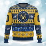 2025 Christmas Brewers Baseball Personalized Ugly Sweater