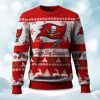 2025 Christmas Buccaneers Festive Reindeer Tree Ugly Sweater 1