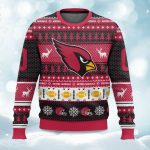 2025 Christmas Cardinals Personalized Ugly Sweater