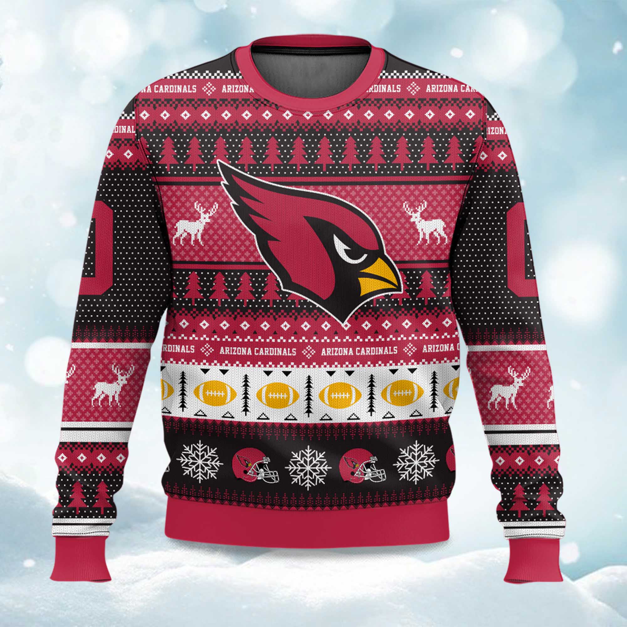2025 Christmas Cardinals Personalized Ugly Sweater 2025 Christmas Cardinals Personalized Ugly Sweater
