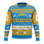 2025 Christmas Chargers Personalized Ugly Sweater
