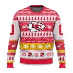 2025 Christmas Chiefs Personalized Ugly Sweater