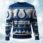 2025 Christmas Colts Festive Reindeer & Tree Ugly Sweater