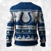 2025 Christmas Colts Festive Reindeer Tree Ugly Sweater 2