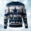 2025 Christmas Cowboys Festive Reindeer Tree Ugly Sweater 1