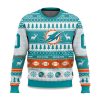 2025 Christmas Dolphins Personalized Ugly Sweater 1