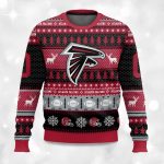 2025 Christmas Falcons Personalized Ugly Sweater