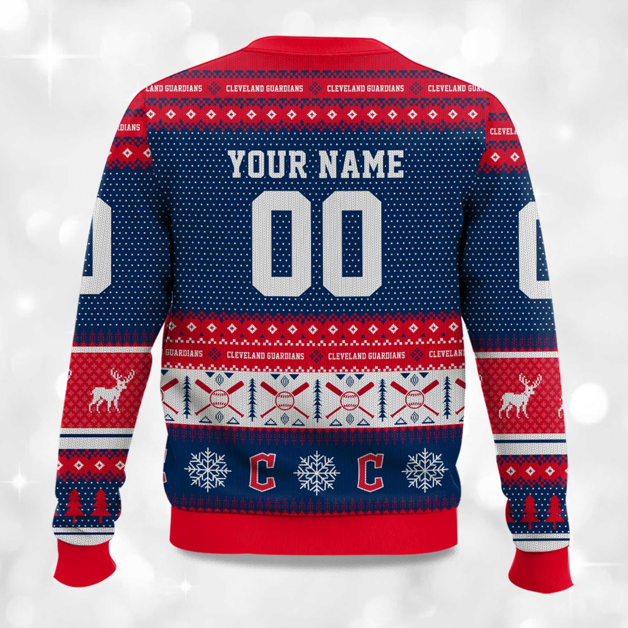 2025 Christmas Guardians Baseball Personalized Ugly Sweater 2 2025 Christmas Guardians Baseball Personalized Ugly Sweater 2