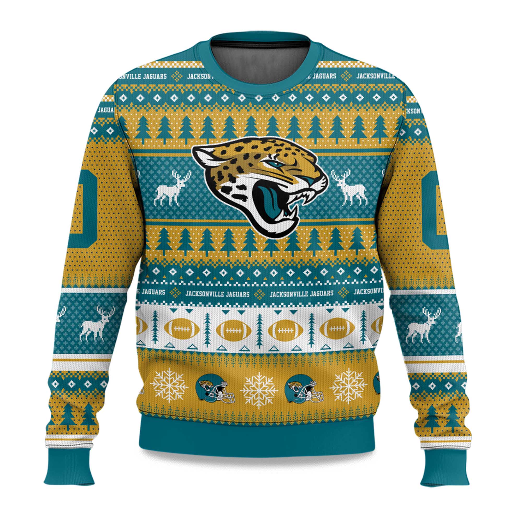 2025 Christmas Jaguars Personalized Ugly Sweater 2025 Christmas Jaguars Personalized Ugly Sweater