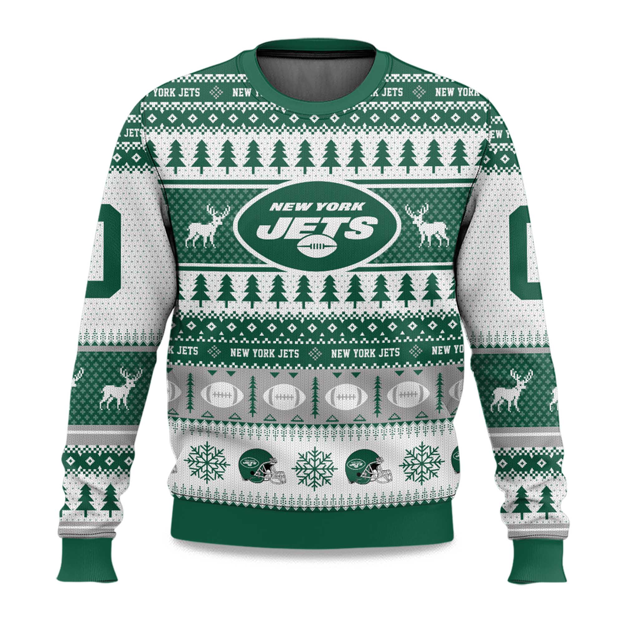 2025 Christmas Jets Personalized Ugly Sweater 2025 Christmas Jets Personalized Ugly Sweater