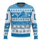 2025 Christmas Lions Personalized Ugly Sweater