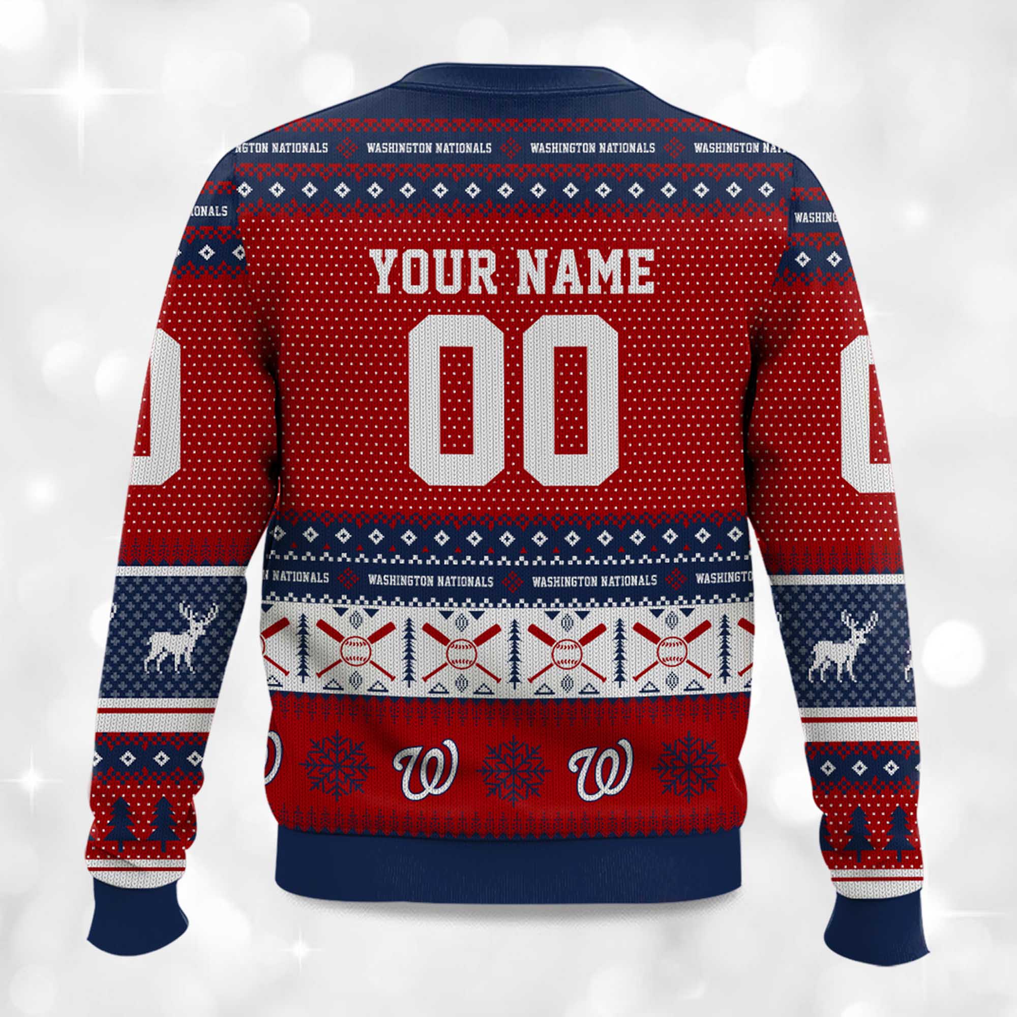 2025 Christmas Nationals Baseball Personalized Ugly Sweater 2 2025 Christmas Nationals Baseball Personalized Ugly Sweater 2