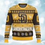 2025 Christmas Padres Baseball Personalized Ugly Sweater