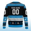 2025 Christmas Panthers Personalized Ugly Sweater 2