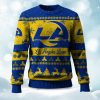 2025 Christmas Rams Festive Reindeer Tree Ugly Sweater 1