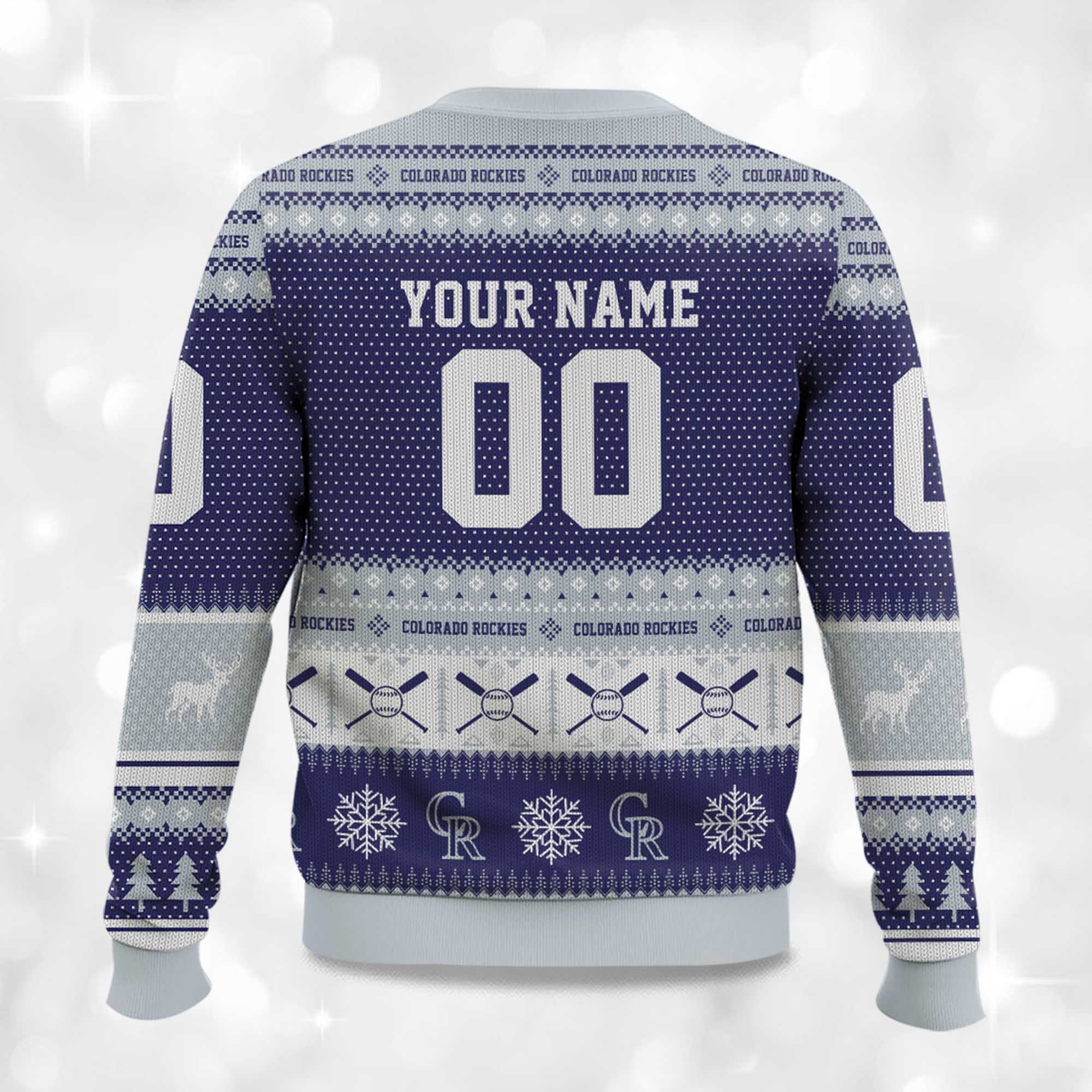 2025 Christmas Rockies Baseball Personalized Ugly Sweater 2 2025 Christmas Rockies Baseball Personalized Ugly Sweater 2