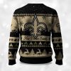 2025 Christmas Saints Festive Reindeer Tree Ugly Sweater 2