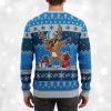 2025 Christmas Santa Claus Lions Ugly Sweater