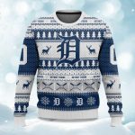 2025 Christmas Tigers Baseball Personalized Ugly Sweater