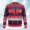 2025 Christmas Twins Baseball Personalized Ugly Sweater 4 2025 Christmas Twins Baseball Personalized Ugly Sweater 1