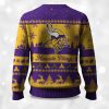 2025 Christmas Vikings Festive Reindeer Tree Ugly Sweater 2