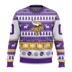 2025 Christmas Vikings Personalized Ugly Sweater