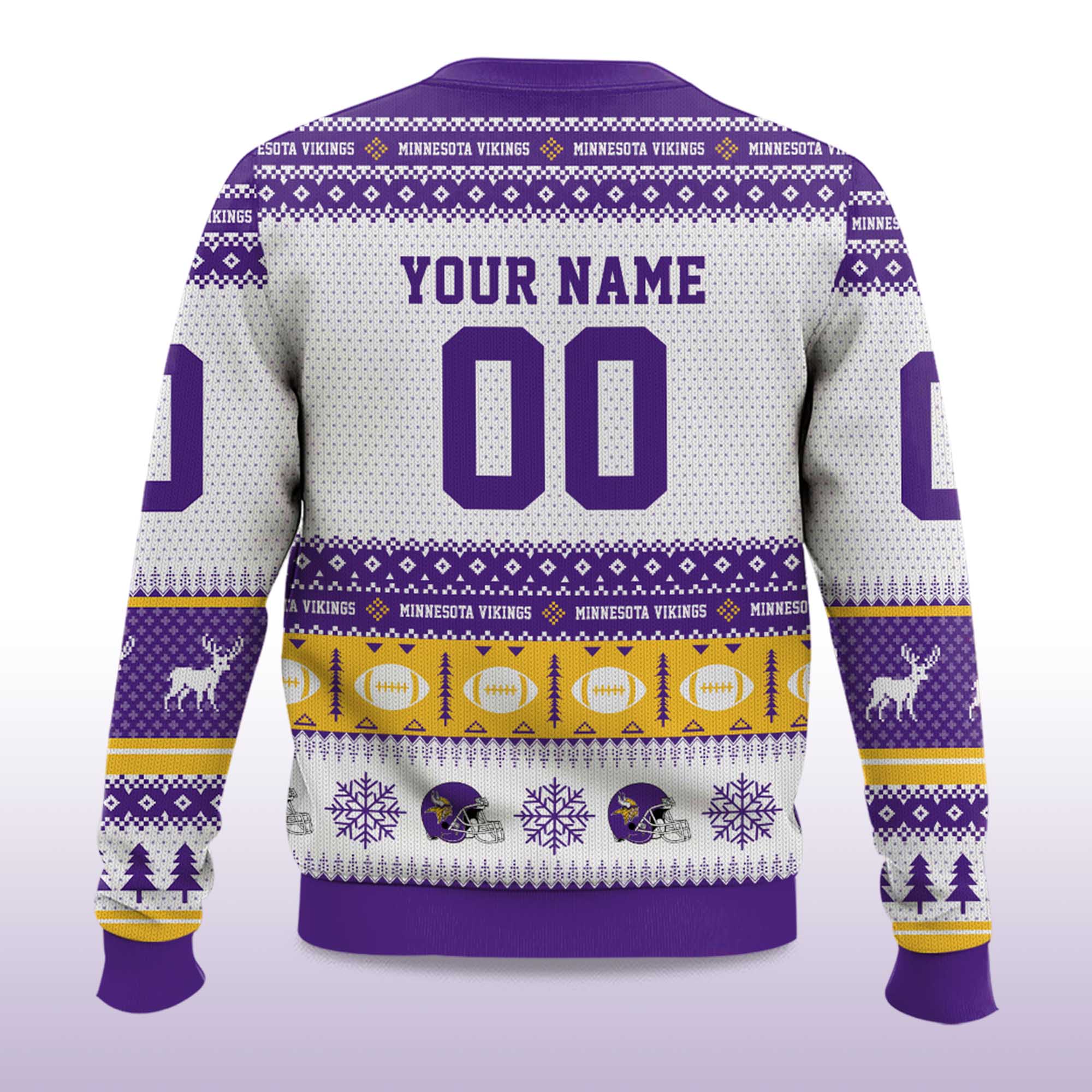 2025 Christmas Vikings Personalized Ugly Sweater 2 2025 Christmas Vikings Personalized Ugly Sweater 2
