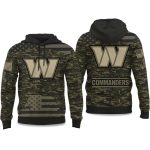 2025 Commanders Salute to Service Camo Hoodie