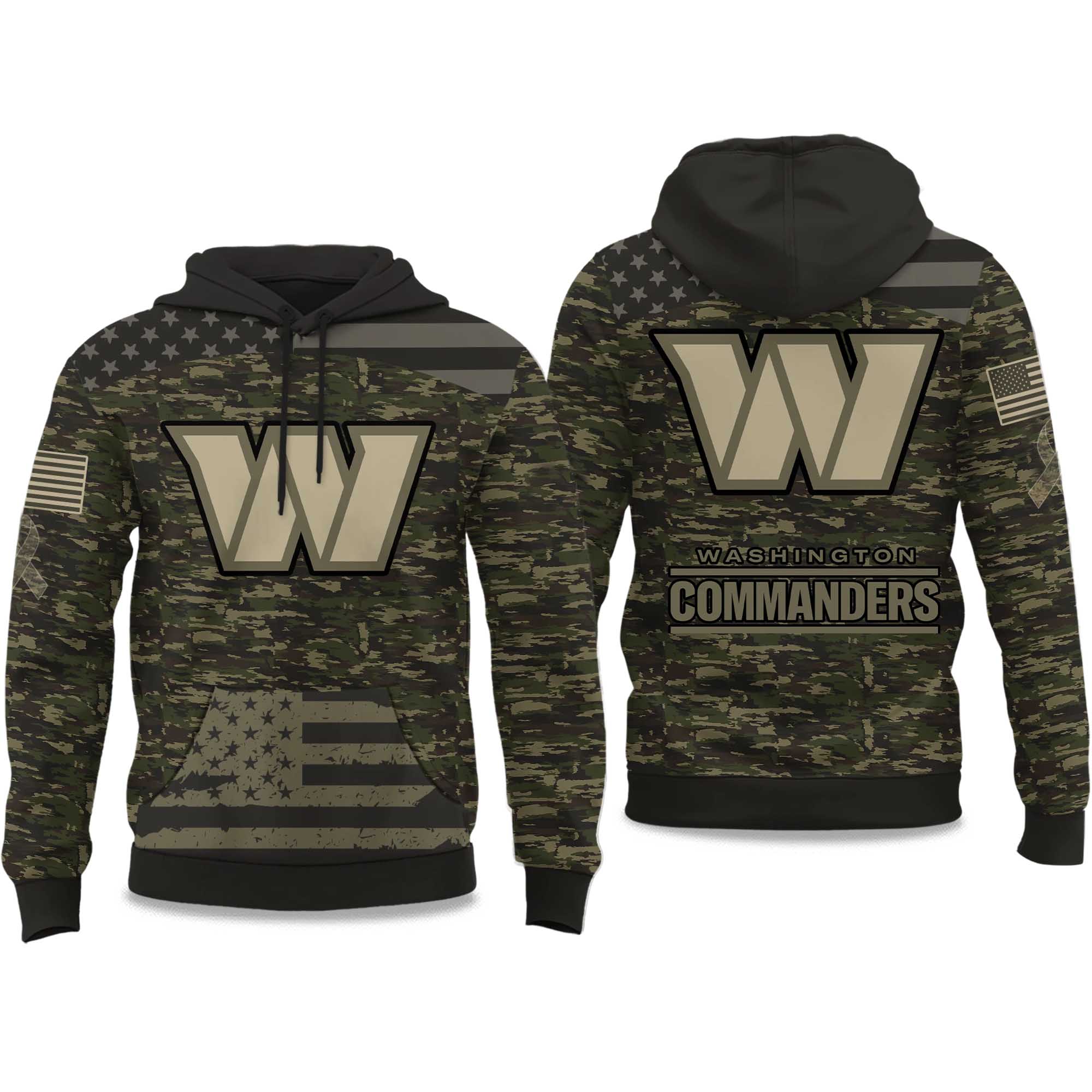2025 Commanders Salute to Service Camo Hoodie 2025 Commanders Salute to Service Camo Hoodie