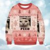 2025 Consider Your Pants Peed Cat Christmas Ugly Sweater 1