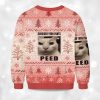 2025 Consider Your Pants Peed Cat Christmas Ugly Sweater 2