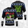 2025 Cowboys Drink Up Grnch Christmas Ugly Sweater 2