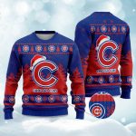 2025 Cubs Snowflakes Christmas Ugly Sweater