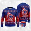 2025 Cubs Snowflakes Christmas Ugly Sweater 3 2025 Cubs Snowflakes Christmas Ugly Sweater 2