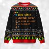 2025 Dear Santa Define Good Return Nice List My Wishlist Ugly Christmas Sweater 2