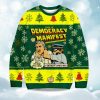 2025 Democracy Manifest Christmas Ugly Sweater 1