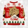 2025 Diet Coke And Aggressive Cat Christmas Ugly Sweater 2