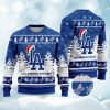 2025 Dodgers Snowflakes Christmas Ugly Sweater 1