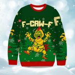 2025 F-Caw-F Chicken Christmas Ugly Sweater