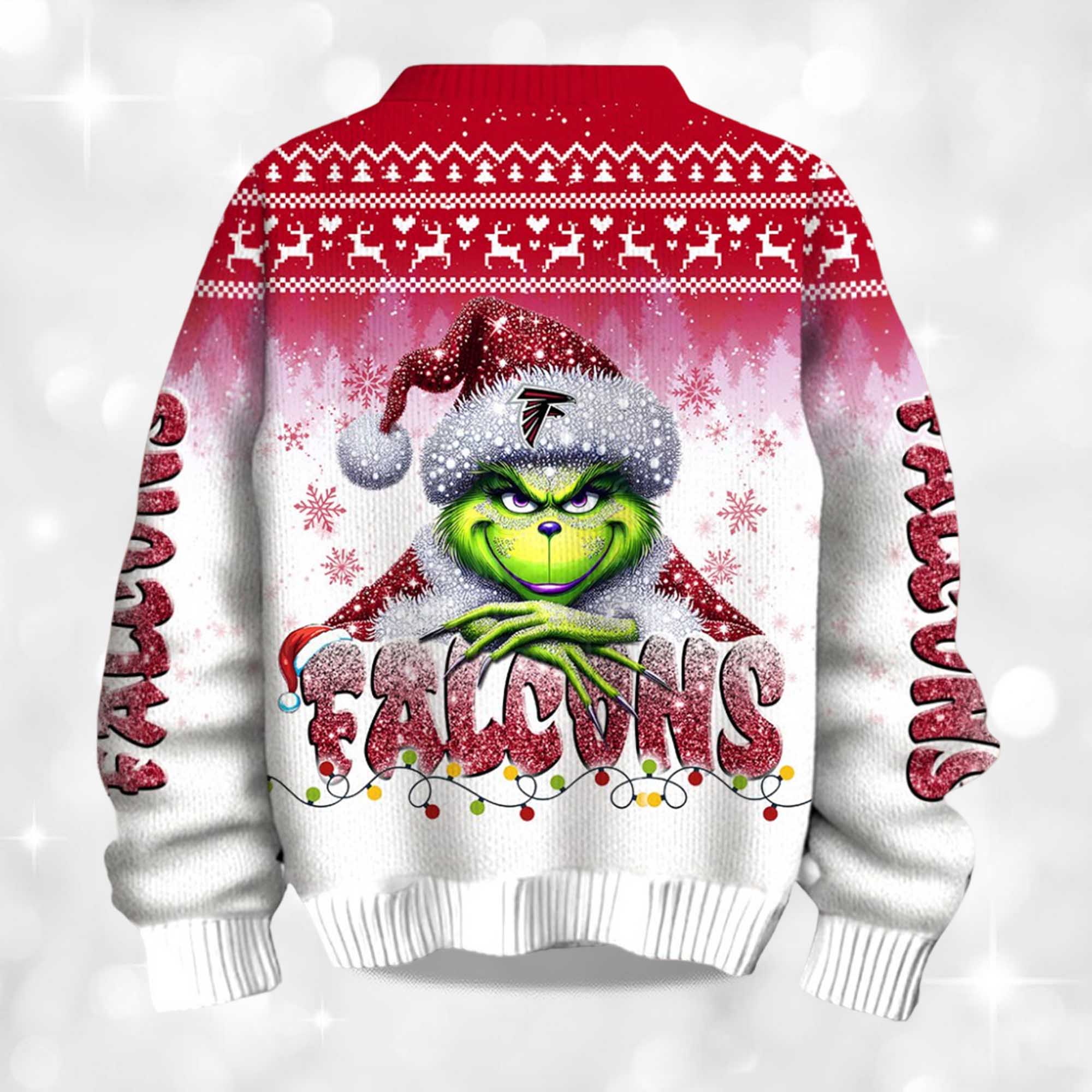 2025 Falcons Grnch Season Christmas Ugly Sweater 2 2025 Falcons Grnch Season Christmas Ugly Sweater 2