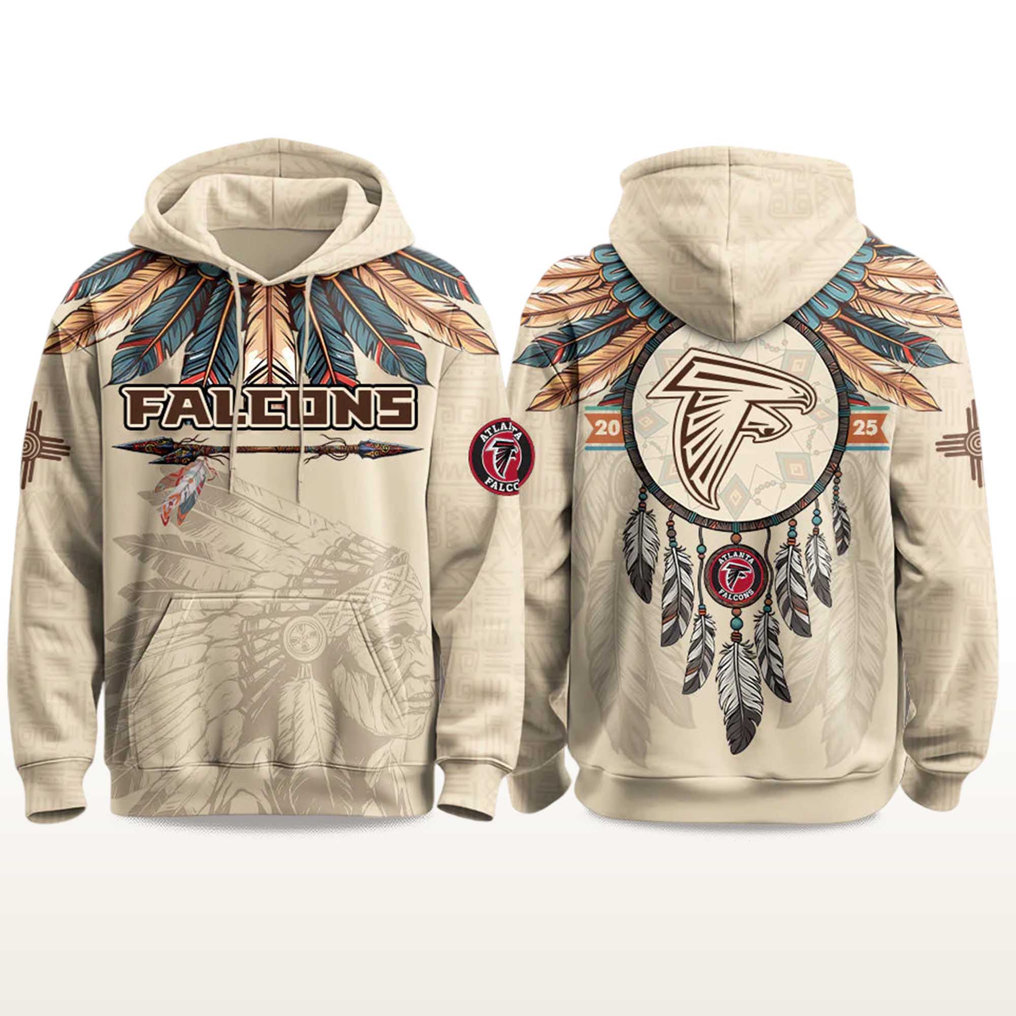 2025 Falcons Native American Heritage Month Hoodie 2 2025 Falcons Native American Heritage Month Hoodie 2